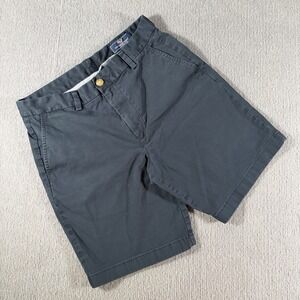 Vineyard Vines Mens Shorts Blue Khaki Flat Front 30 Waist‎ Whale Preppy